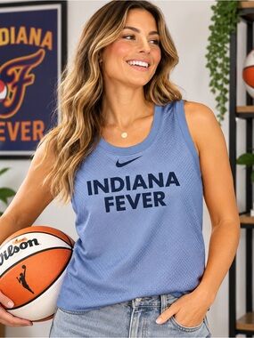 NWT Nike WNBA Indiana Fever Mesh Tank Jersey Women’s XL Blue